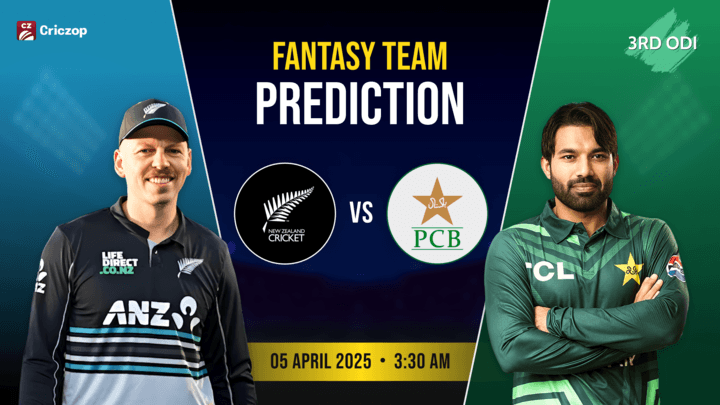 NZ vs PAK, 3rd ODI - Dream11 Prediction & Fantasy Cricket Tips 