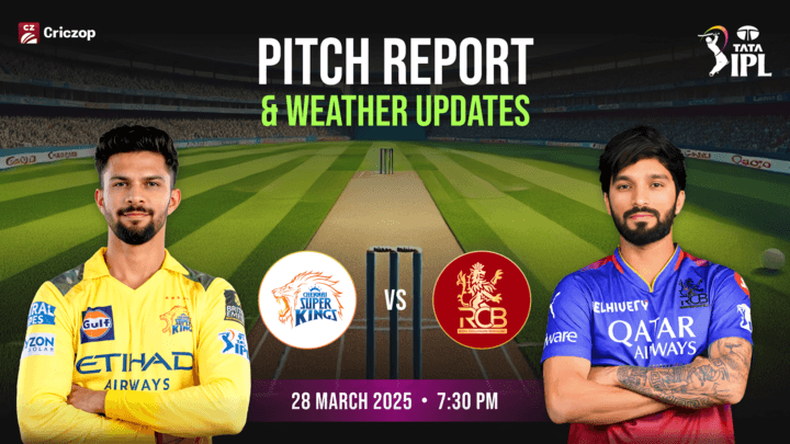 CSK vs RCB Pitch Report 