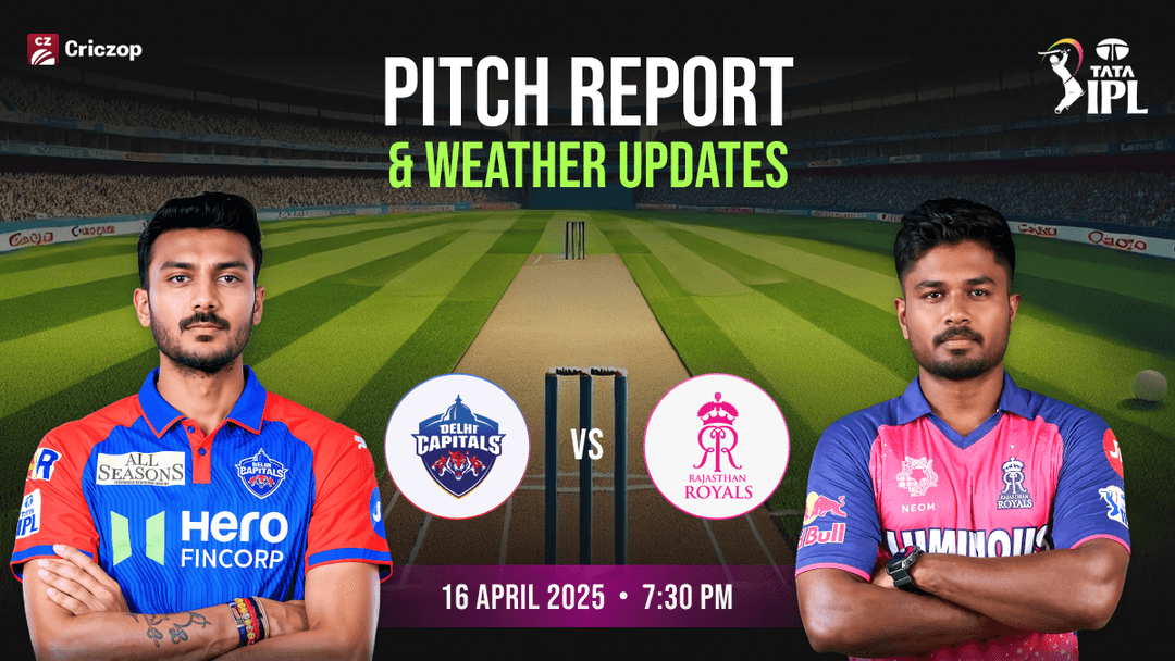 DC vs RR Pitch Report