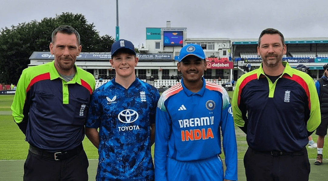 India and England U-19 captains