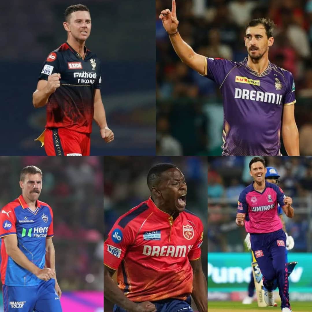Overseas Bowlers collage