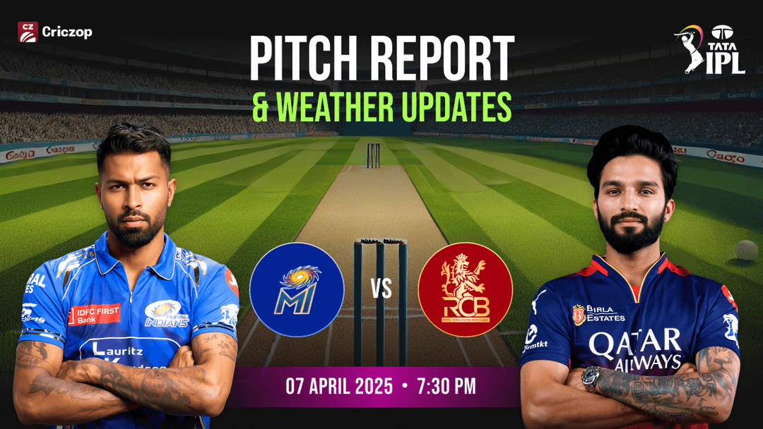 MI vs RCB Pitch Report