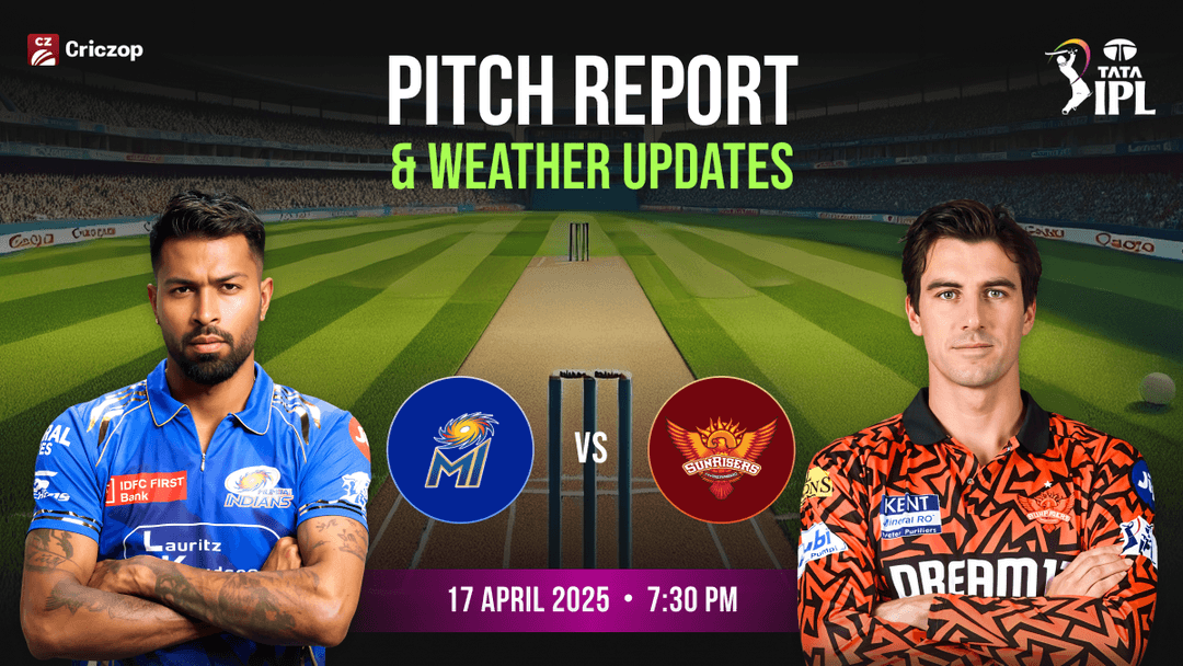 MI vs SRH Pitch Report