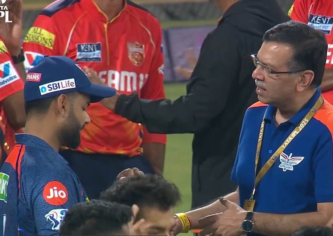 Rishab Pant and Sanjiv Goenka Confrontation