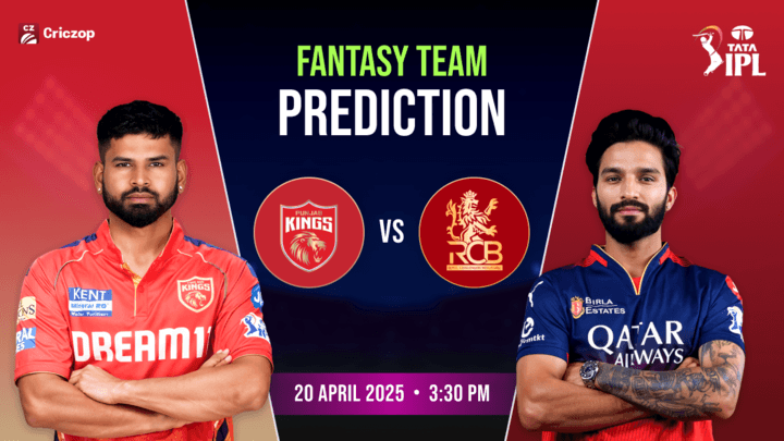 IPL 2025 - RCB vs PBKS: Dream11 Prediction