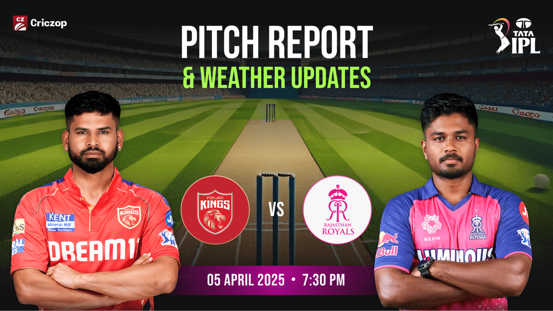 PBKS vs RR IPL 2025 Pitch Weather Report