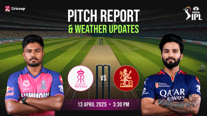 RR vs RCB Pitch Report