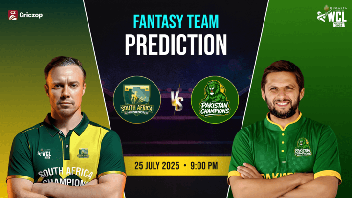 South Africa Champions vs Pakistan Champions 9th Match, Dream11 Team Prediction