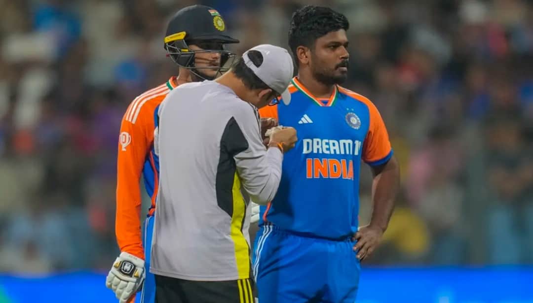 Sanju Samson injury 