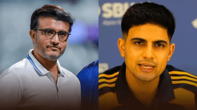Saurav Ganguly and Shubman Gill