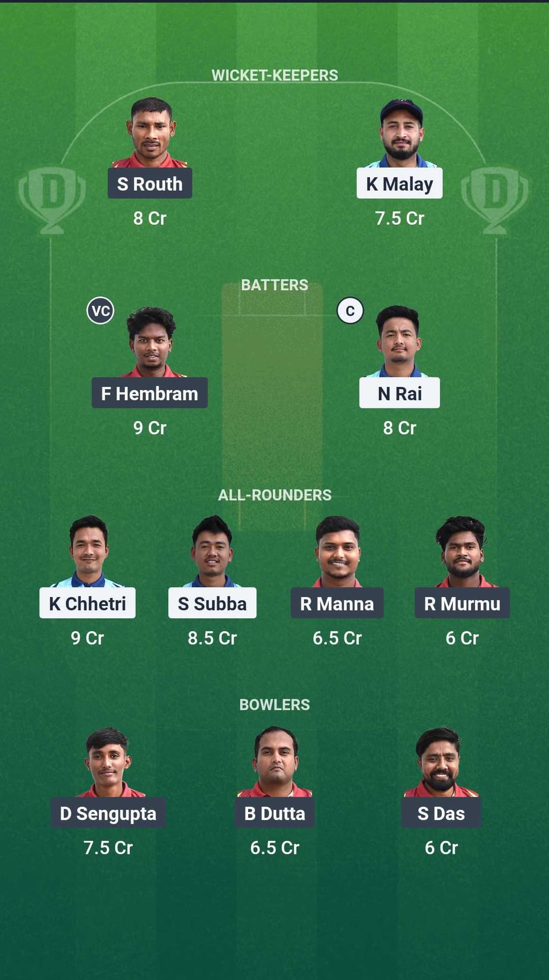 Du vs JF Dream11