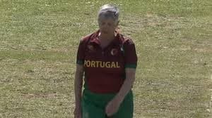 Joanna Child made her debut at 64 for Portuguese