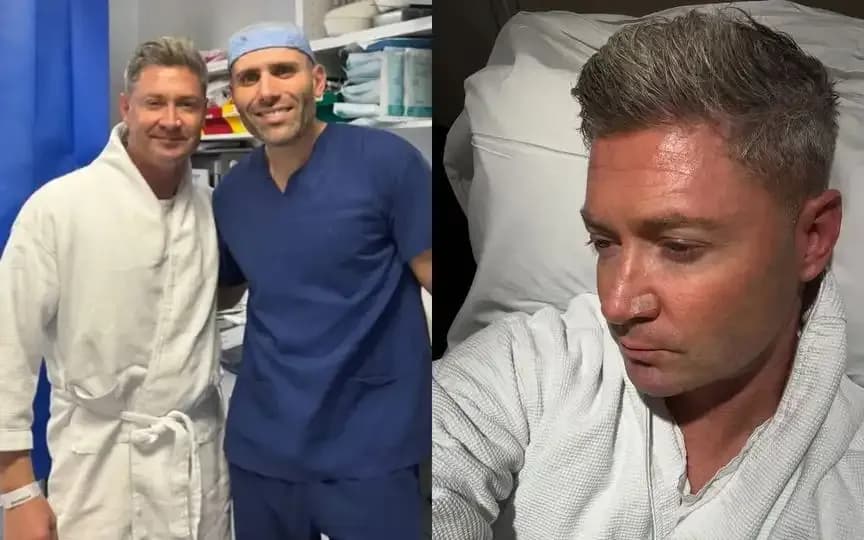 Michael Clarke Raises Awareness After Another Skin Cancer Surgery