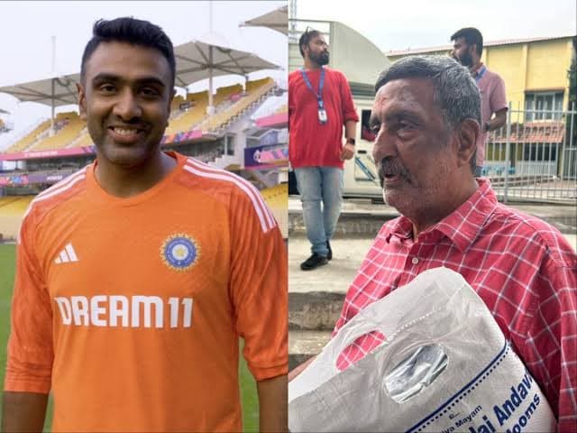 Ravi Ashwin and Father
