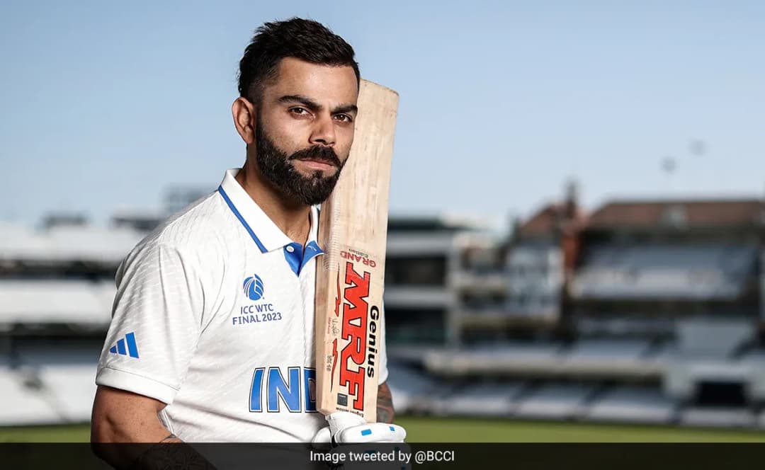 Virat Kohli in whites