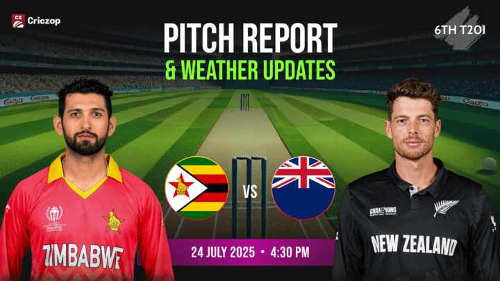 Zimbabwe T20I Tri-Series 2025 - ZIM vs NZ: Pitch Report