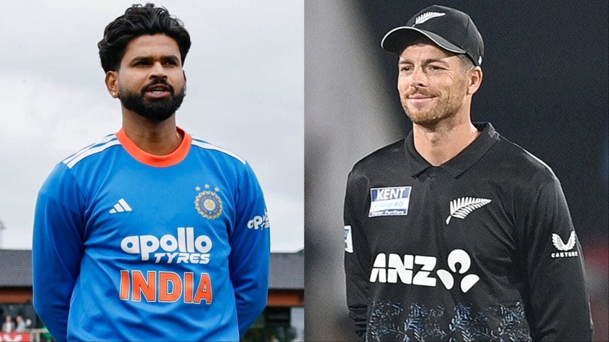 Shreyas Iyer's India faces Santner's NZ in T20 clash