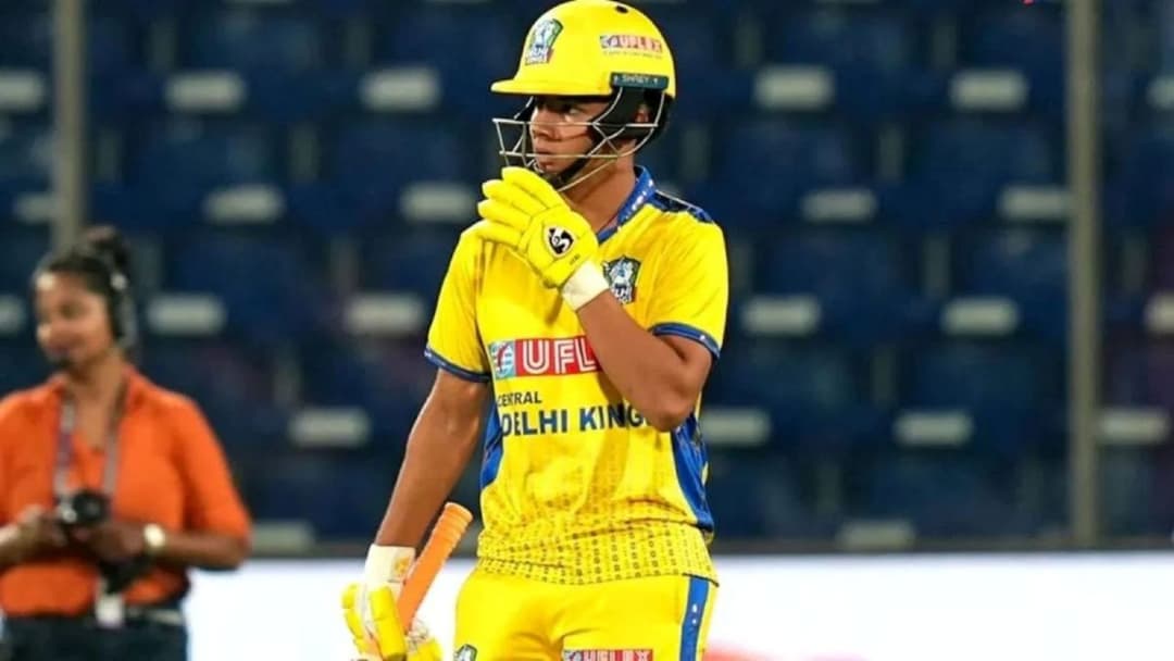 Aaryavir Sehwag scored 22 runs off 16 balls
