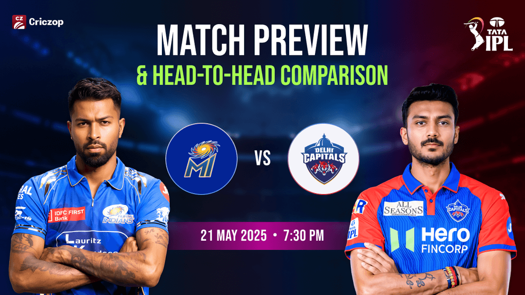 MI vs DC IPL 2025 Match 63 Match Preview