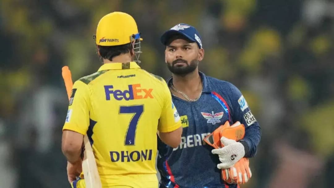 MS Dhoni won the Player Of The Match against LSG