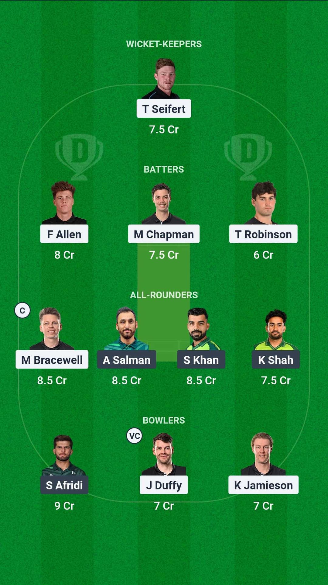 NZ vs PAK Dream 11 Team 2nd T20I