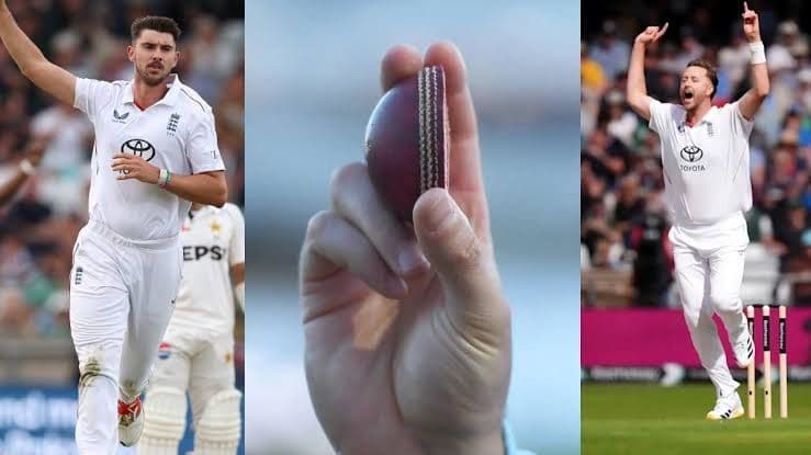 England Bowlers Ollie Robinson and Josh Tongue Take Five Wickets Each, Match Ball Cut in Half