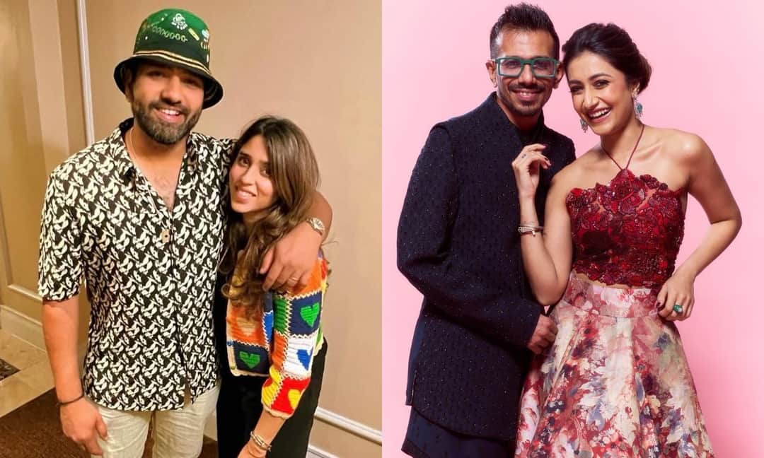 Rohit Sharma-Ritika Sajdeh-Yuzvendra Chahal- Dhanashree Verma