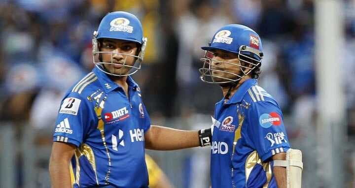 Rohit and Sachin reacts