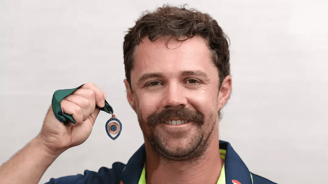 Travis Head wins the Allan Border Medal