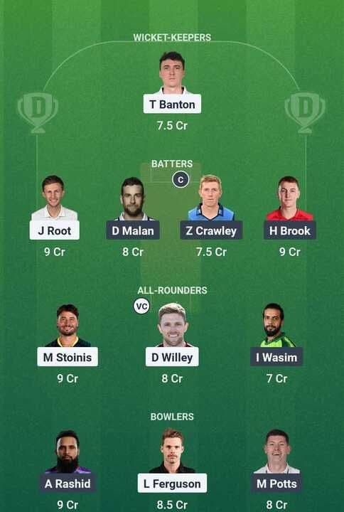 The Hundred 2025 - Trent Rockets vs Northern Superchargers: Dream11 Team