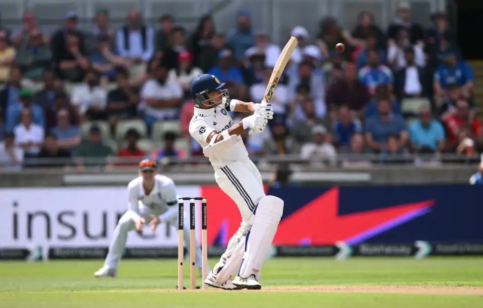 Jaiswal scored his 11th Test fifty