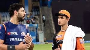 Yuvaraj Singh and Abhishek Sharma